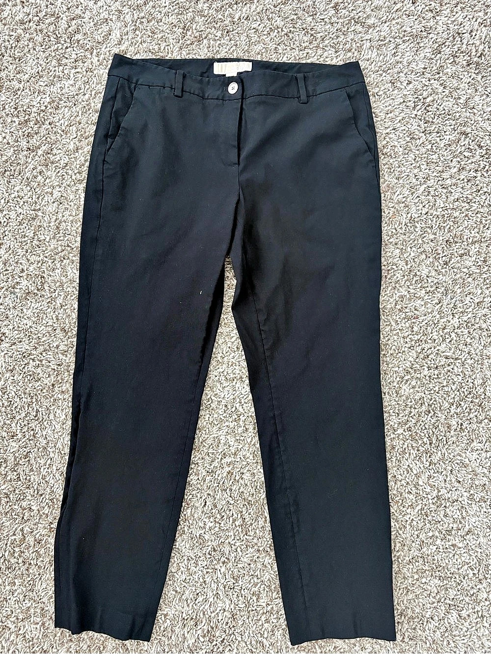 Michael Kors Straight Leg Pants in Black Size 8 Like New
